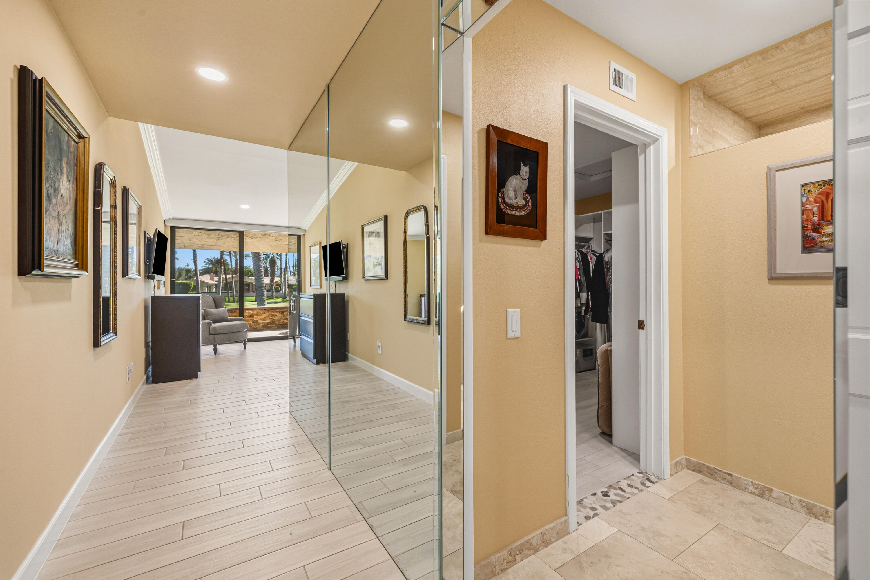 44828 Oro Grande Circle Indian Wells, CA 92210 - Photo 49 of 59 a view of a living room with stainless steel appliances kitchen island
