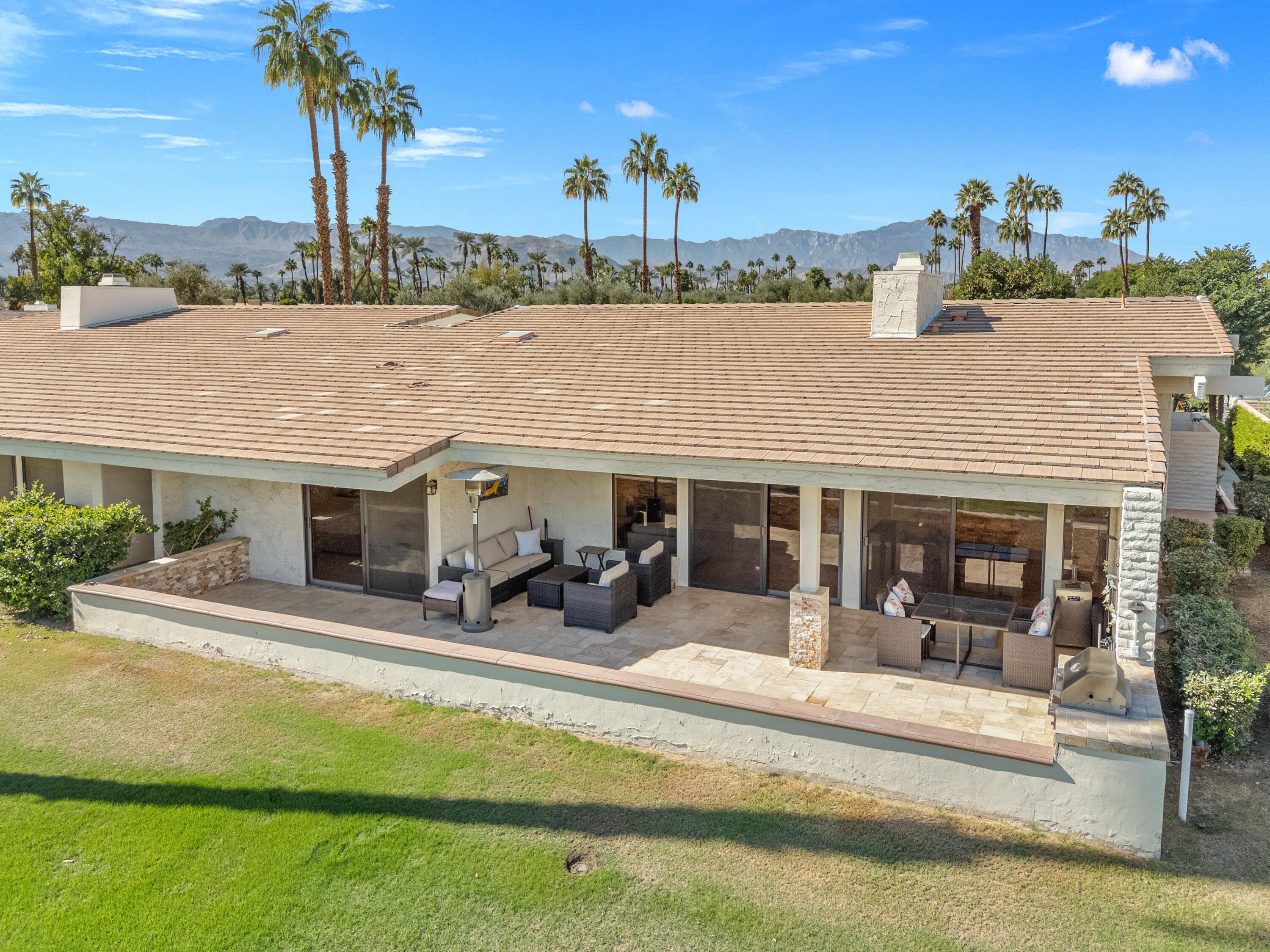 44828 Oro Grande Circle Indian Wells, CA 92210 - Photo 58 of 59 a view of a house with outdoor space and lake view