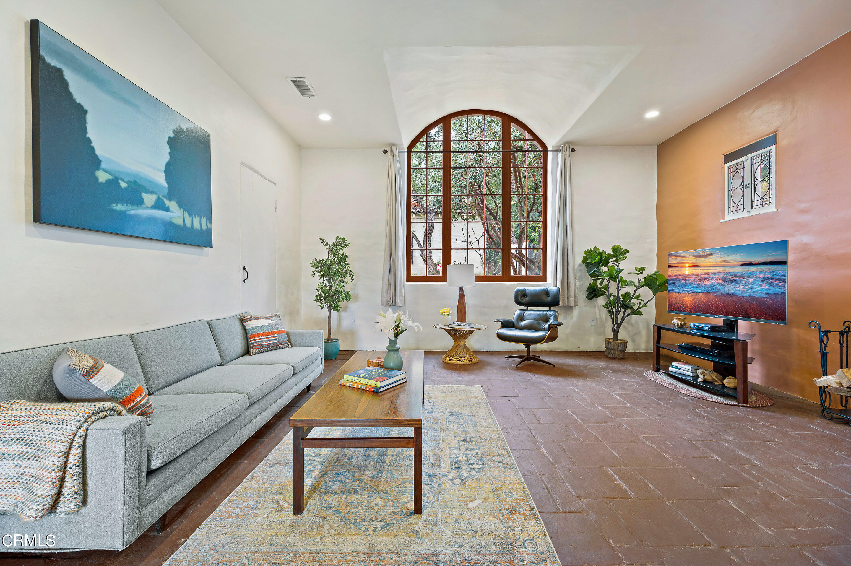 511 Garfield Avenue South Pasadena, CA 91030 - Photo 6 of 46 a living room with furniture a couch and a fireplace