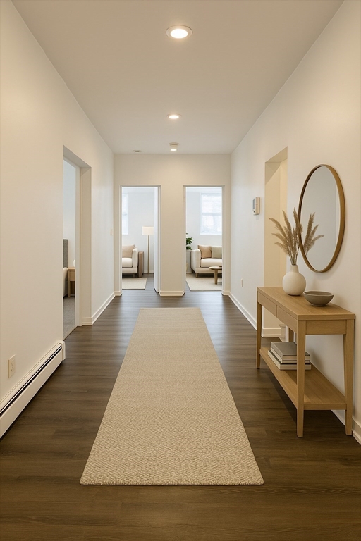 382 Commonwealth Avenue, Unit B1 Boston, MA 02215 - Photo 3 of 22 a living room with furniture a dining table and wooden floor