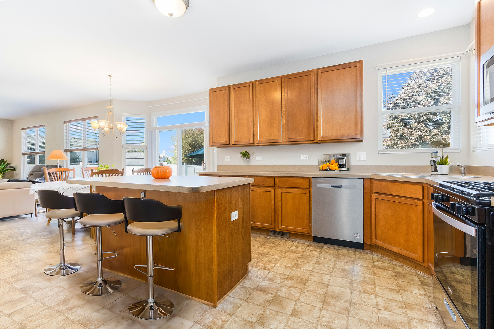 3521 Legacy Drive Joliet, IL 60435 - Photo 3 of 26 a kitchen with a sink cabinets and window