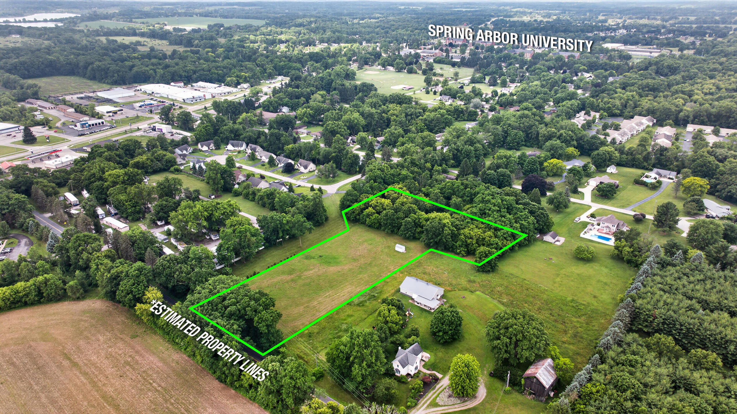 S Ville Spring Arbor, MI 49283 - Photo 5 of 9 South Dearing Rd (VL Parcel Aerials) - 5