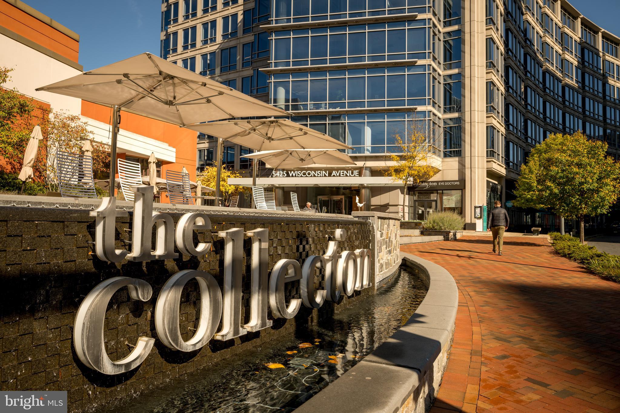 5300 Wisconsin Avenue Northwest, Unit 203/VARIES Washington, DC 20015 - Photo 28 of 29 a view of a patio with table and chairs with wooden floor