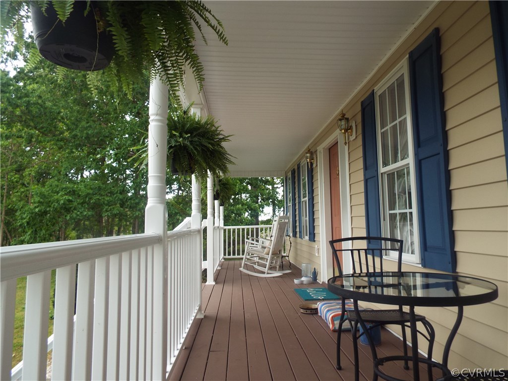 6303 Trinity Church Road Church Road, VA 23833 - Photo 5 of 46 a view of a balcony with furniture