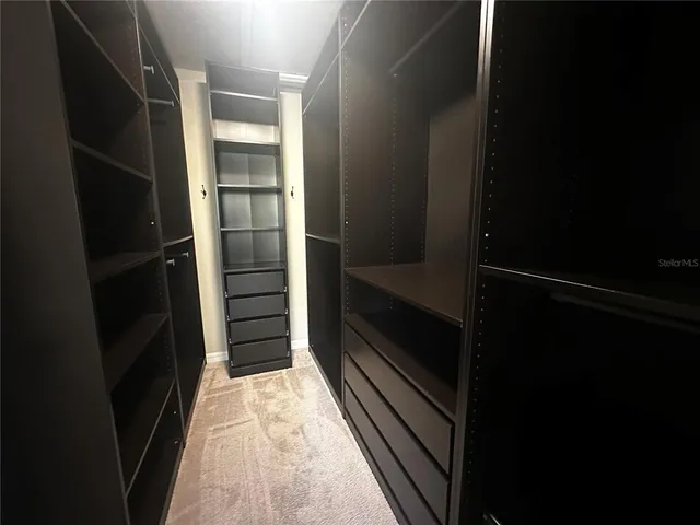 a view of walk in closet