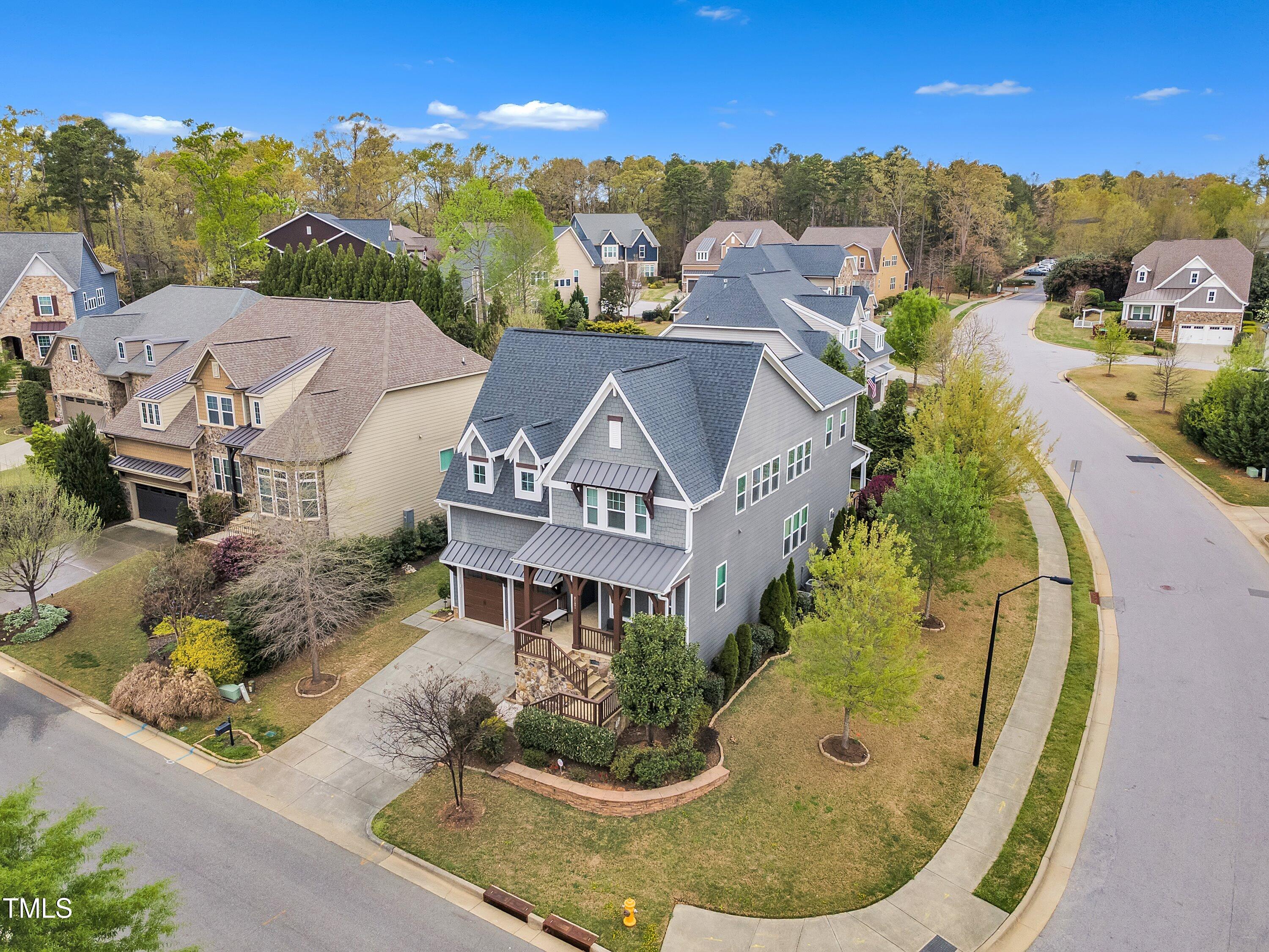 8121 Greys Landing Way Raleigh, NC 27615 - Photo 82 of 95 an aerial view of a house