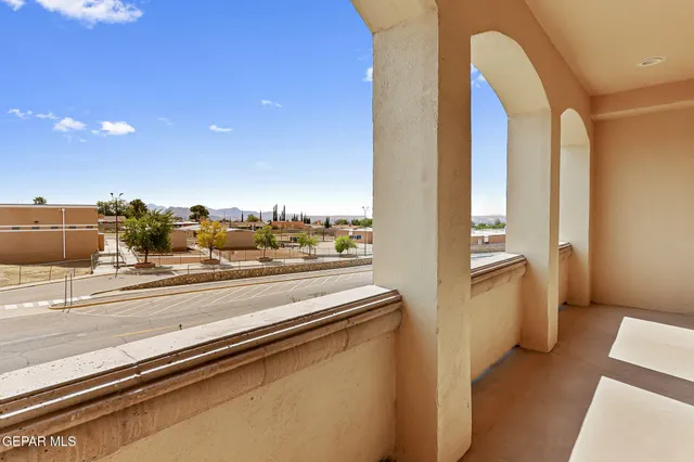 a view of outdoor space with seating area