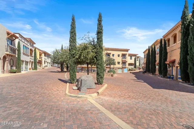a view of outdoor space with seating