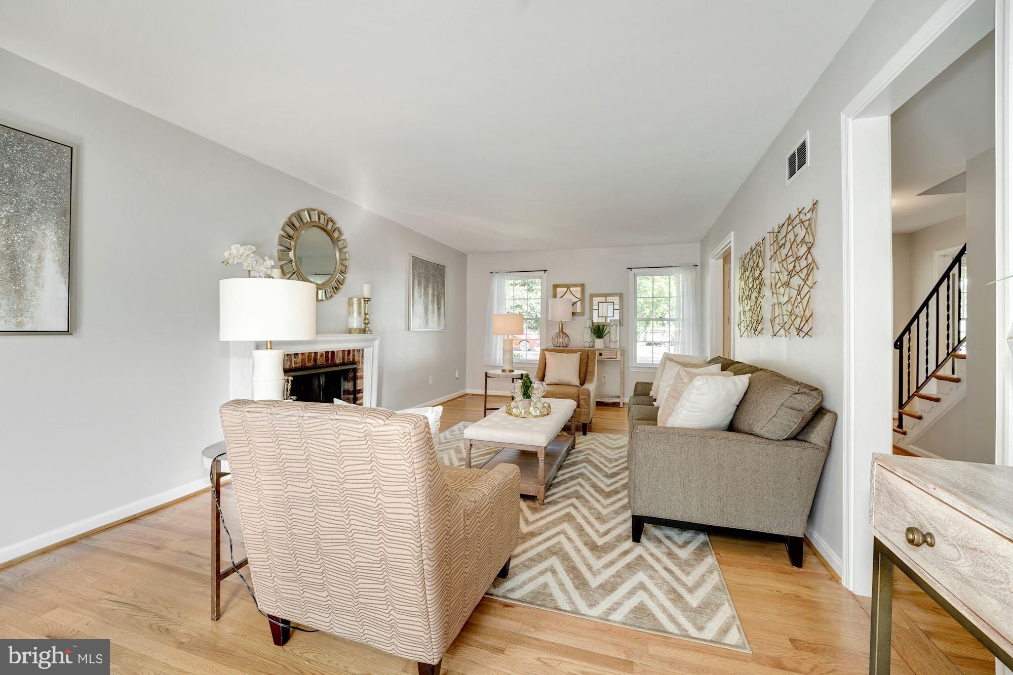 2610 Marcey Road Arlington, VA 22207 - Photo 7 of 49 Spacious Living Room with Great Light