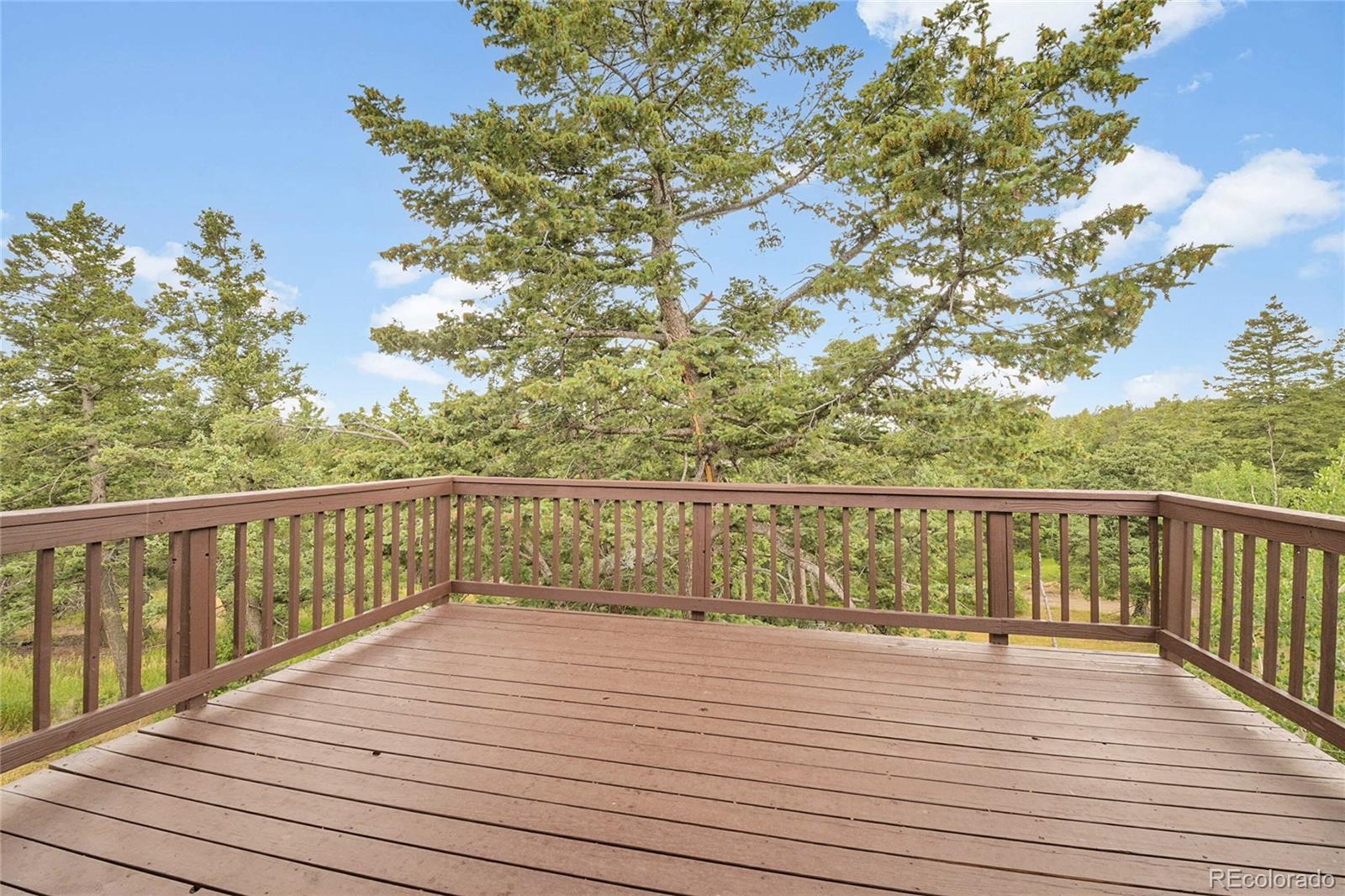 8919 South Hillview Road Morrison, CO 80465 - Photo 24 of 50 a view of balcony and wooden floor