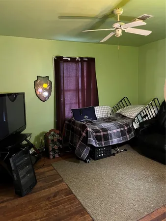 a room with furniture and a window