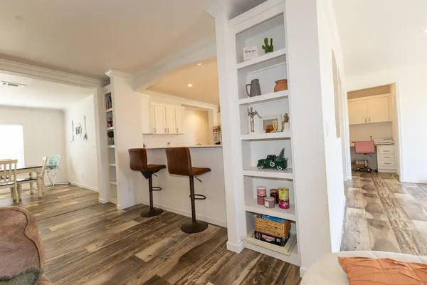 a room with storage and utility