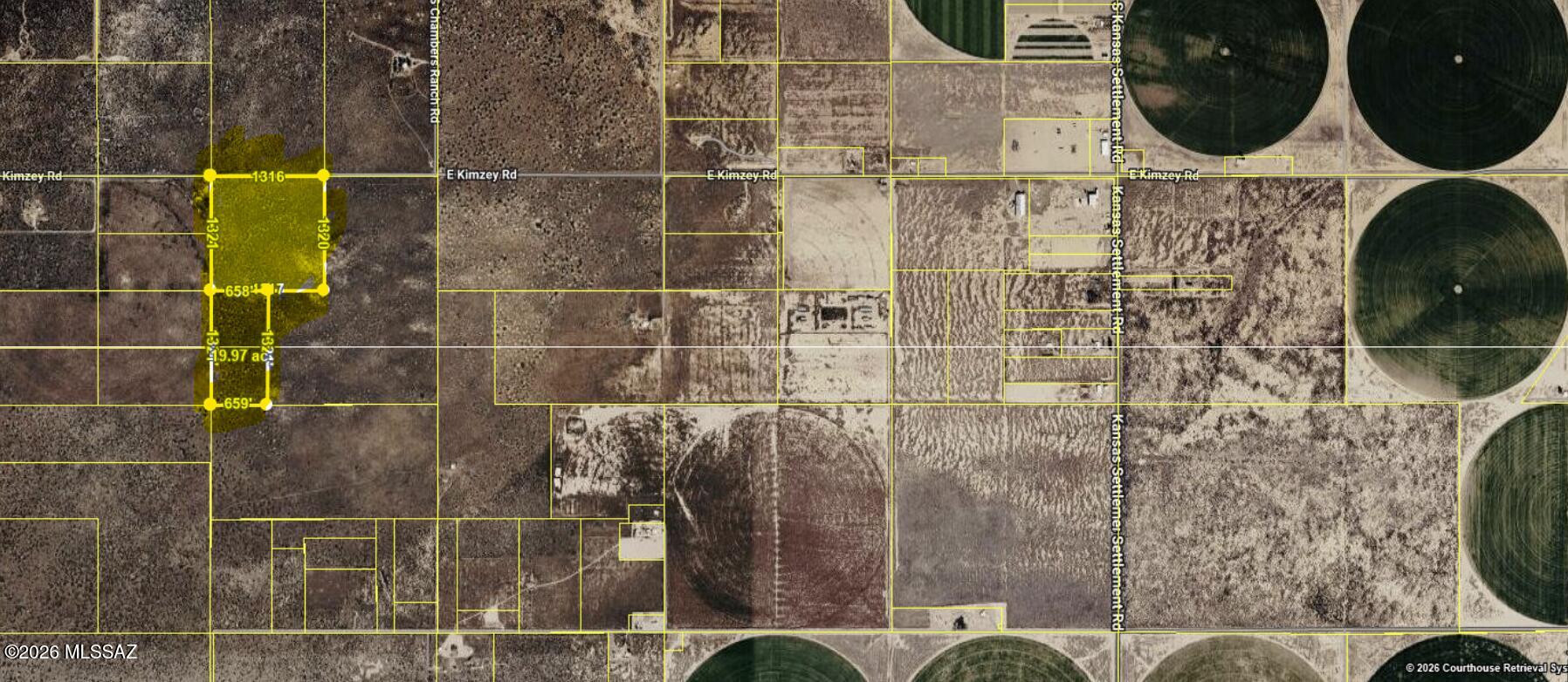 Tbd East Kimzey Road Willcox, AZ 85643 - Photo 11 of 12 parcel area