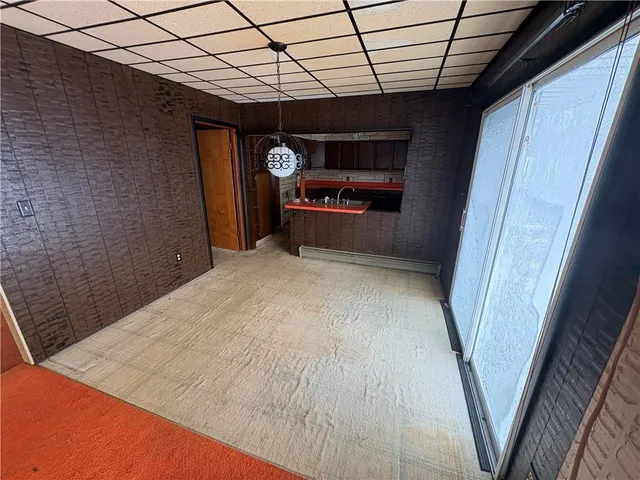 a view of a car garage