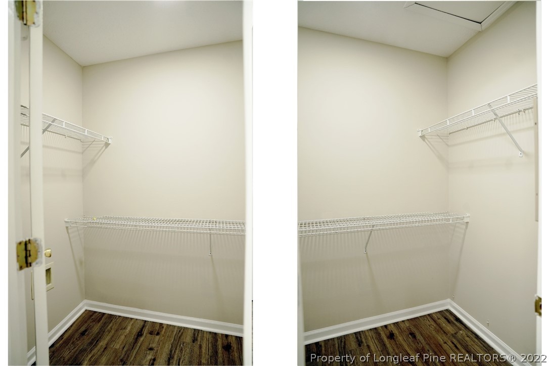 2940 Bakers Mill Road Fayetteville, NC 28306 - Photo 27 of 46 a view of storage and utility room with racks on the wall