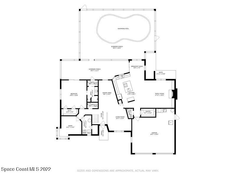 4265 James Road Cocoa, FL 32926 - Photo 38 of 38 38_4265-James-Rd-_Floor-Plan_Web