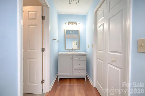 a bathroom with a shower and a shower
