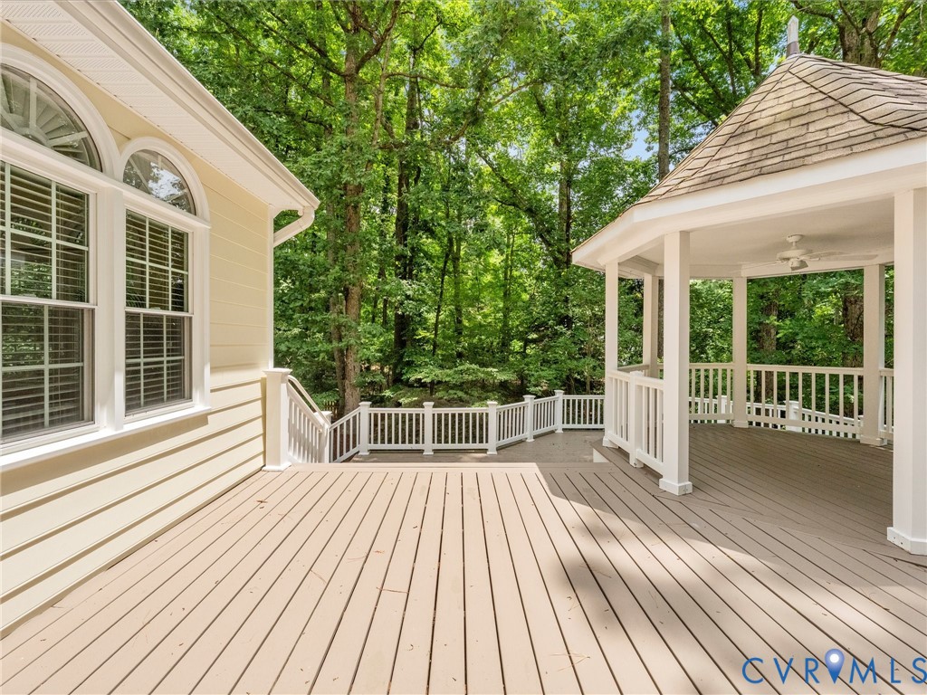 2011 Gamelaw Court Midlothian, VA 23113 - Photo 62 of 77 a view of balcony with deck and wooden floor