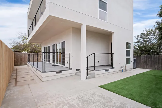 a view of a park with slide