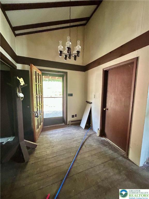 407 Gower Road Nazareth, PA 18064 - Photo 8 of 29 a view of a hallway with wooden floor and stairs