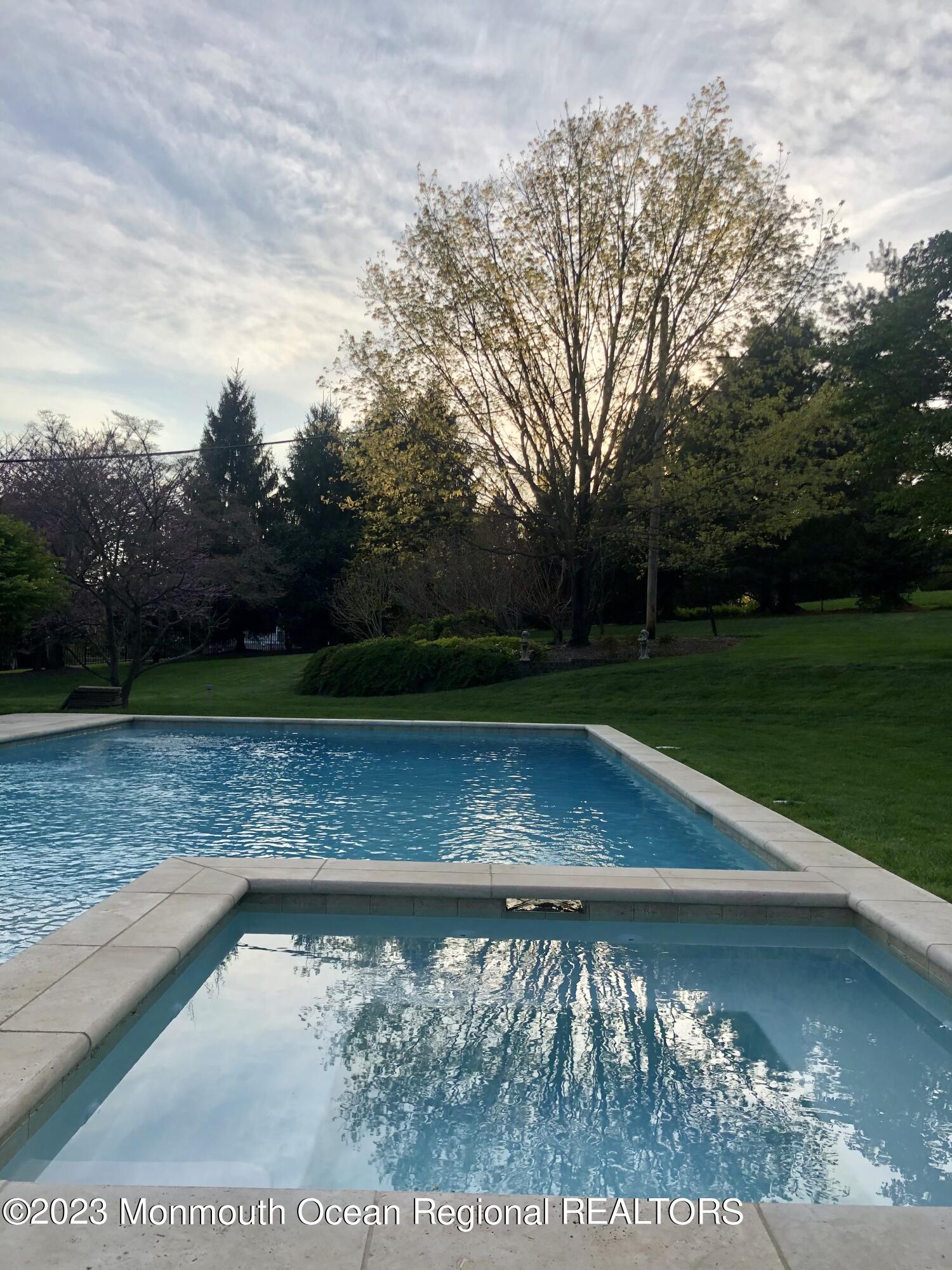 124 Rumson Road Rumson, NJ 07760 - Photo 37 of 52 Pool Dusk
