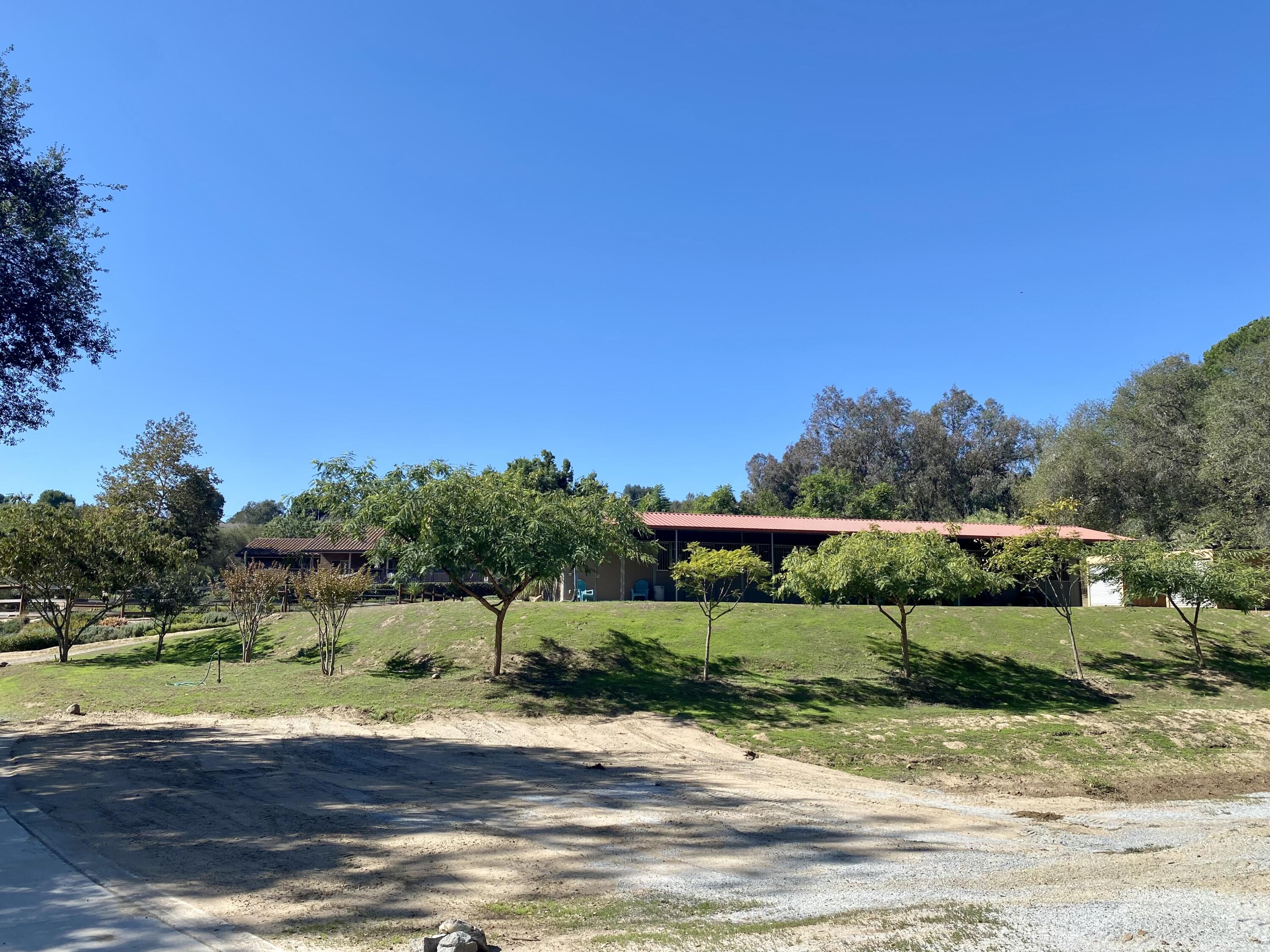 3705 La Canada Road Fallbrook, CA 92028 - Photo 36 of 68 a view of a road with a yard