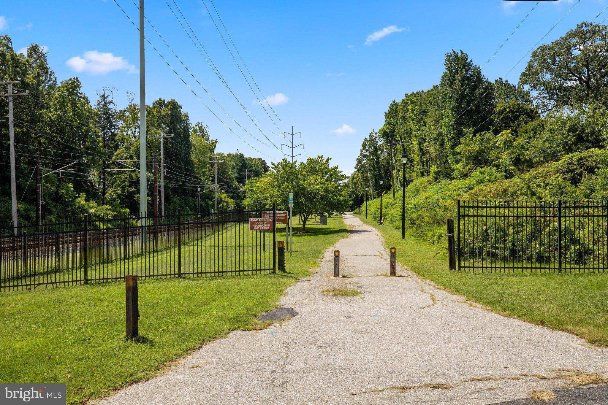 522 Old Hammonds Ferry Road Linthicum Heights, MD 21090 - Photo 82 of 109 Scenic pathway bordered by lush greenery.
