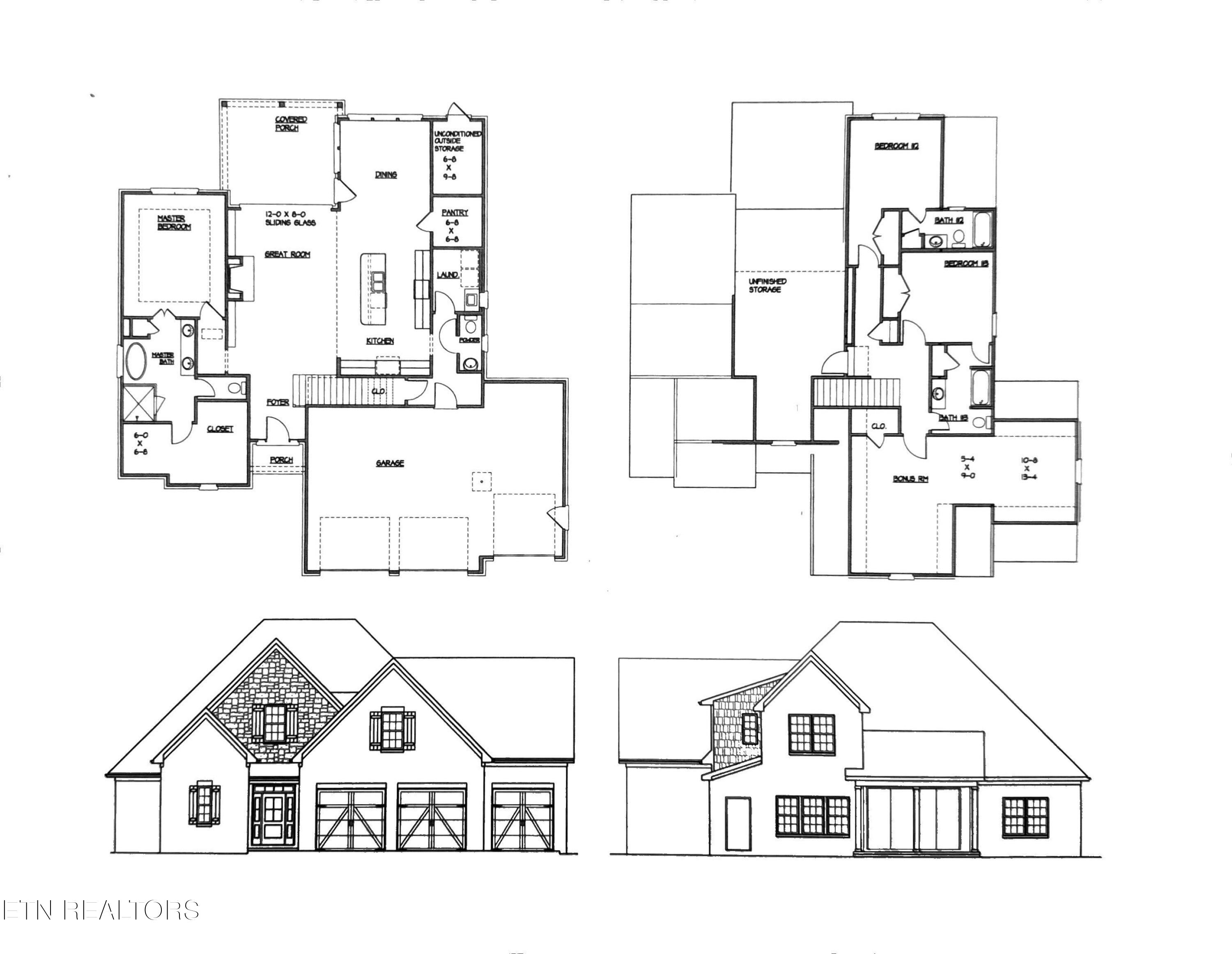351 Rugby Mnr Lane Knoxville, TN 37923 - Photo 2 of 2 Floor Plan Sketch