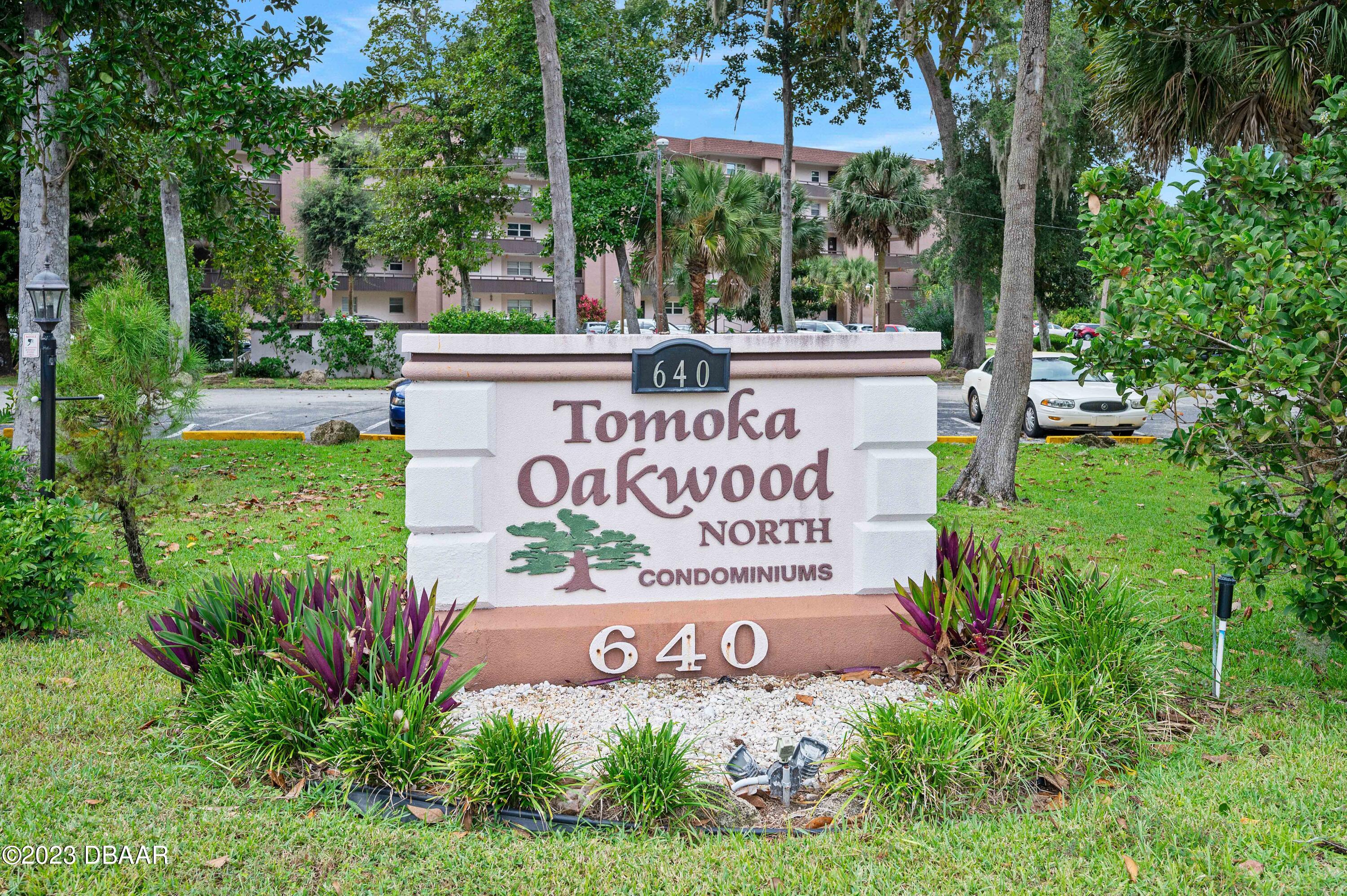 640 North Nova Road, Unit 511 Ormond Beach, FL 32174 - Photo 38 of 38 Tomoka Oakwood sign