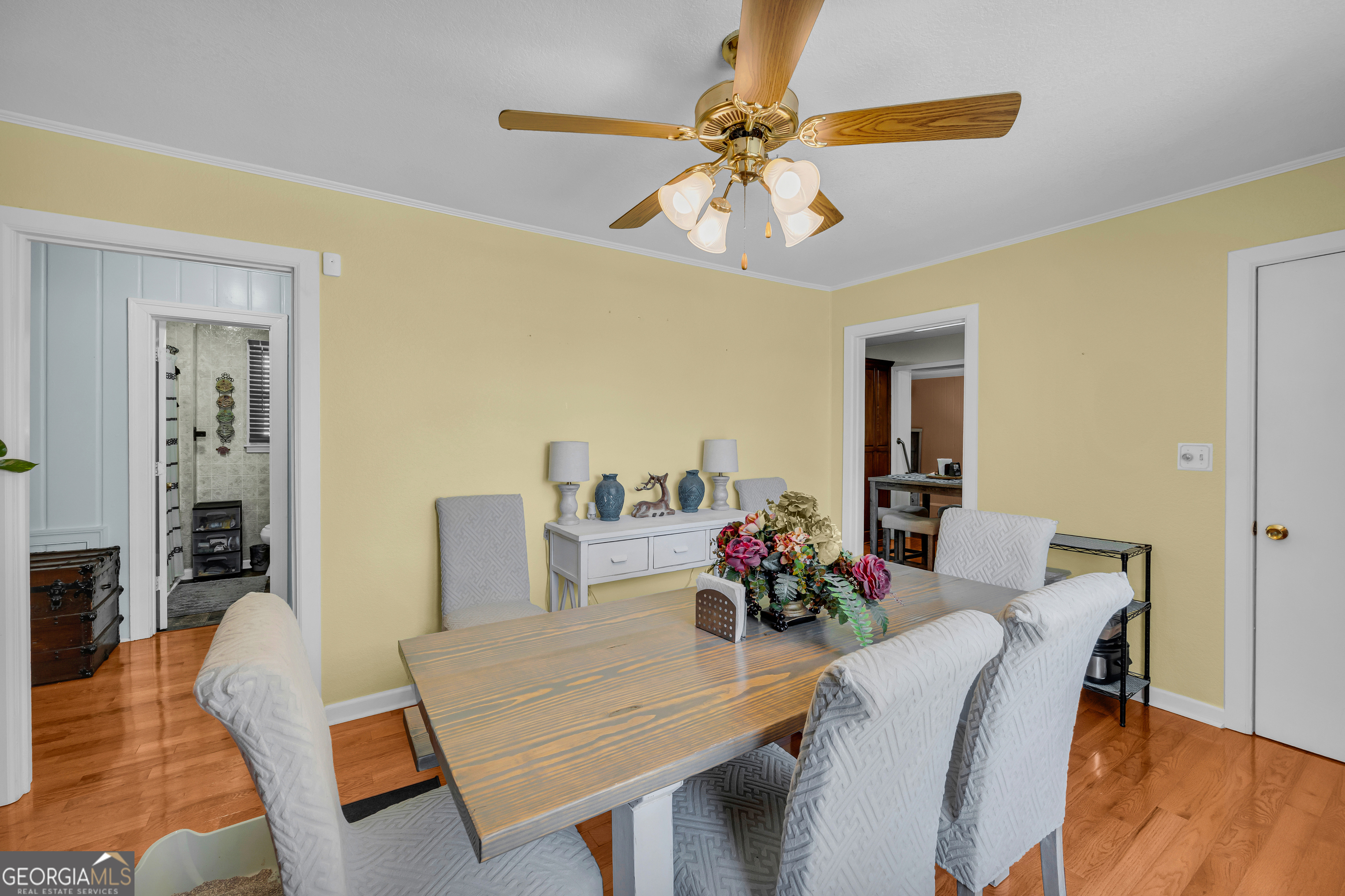 88 Maurice Way Lavonia, GA 30553 - Photo 13 of 65 a view of a dining room with furniture and wooden floor