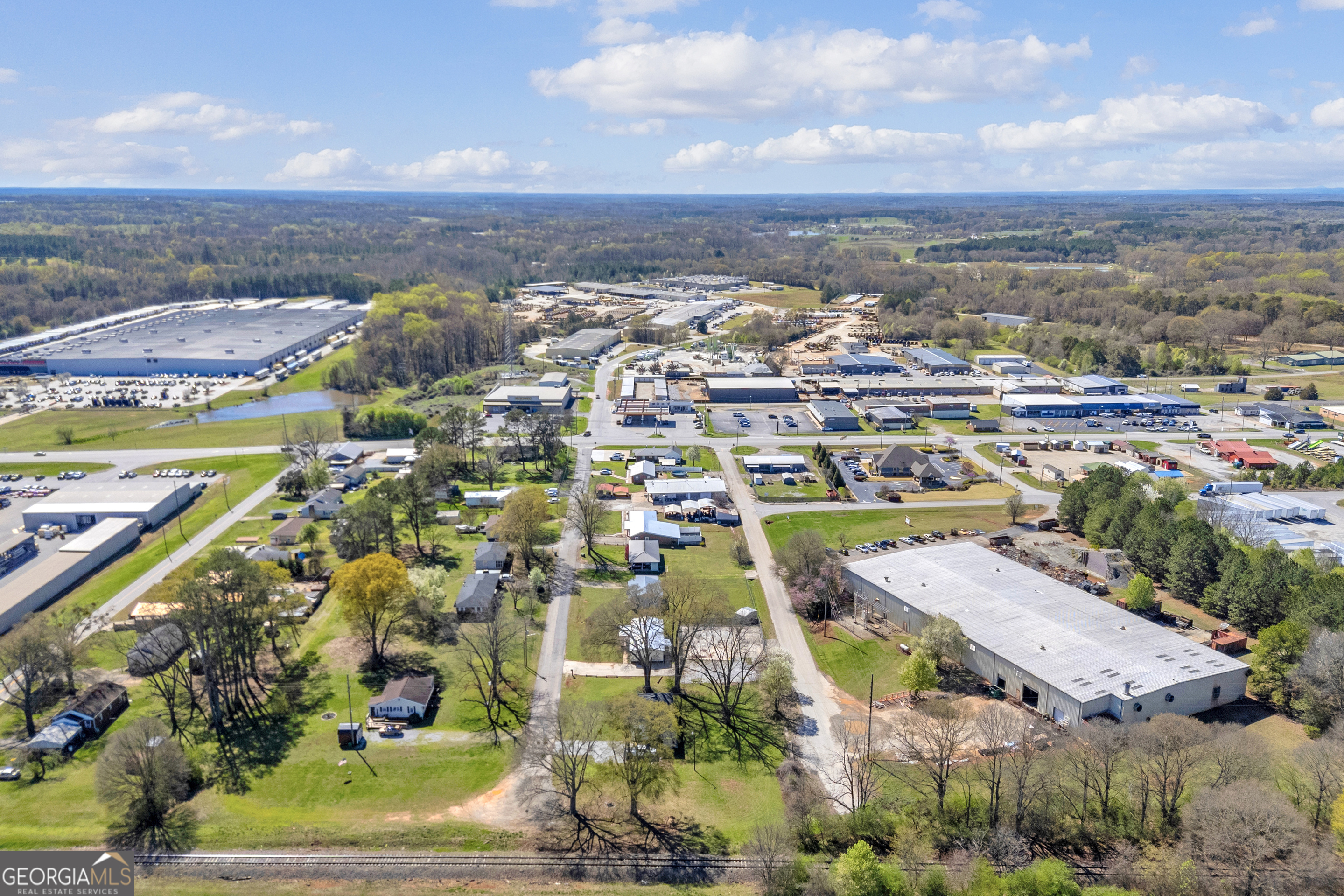 88 Maurice Way Lavonia, GA 30553 - Photo 56 of 65 an aerial view of residential houses with outdoor space