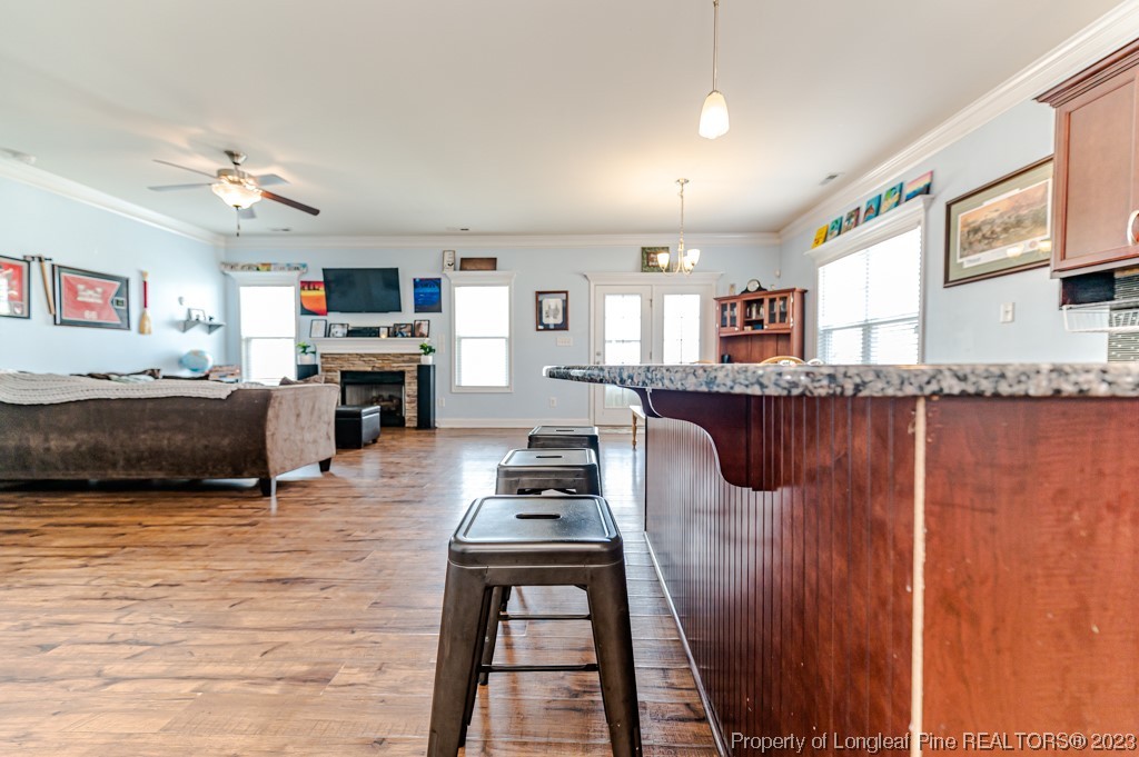 100 Lothian Ln. Cameron, NC 28326 - Photo 13 of 45 a living room with furniture and a flat screen tv