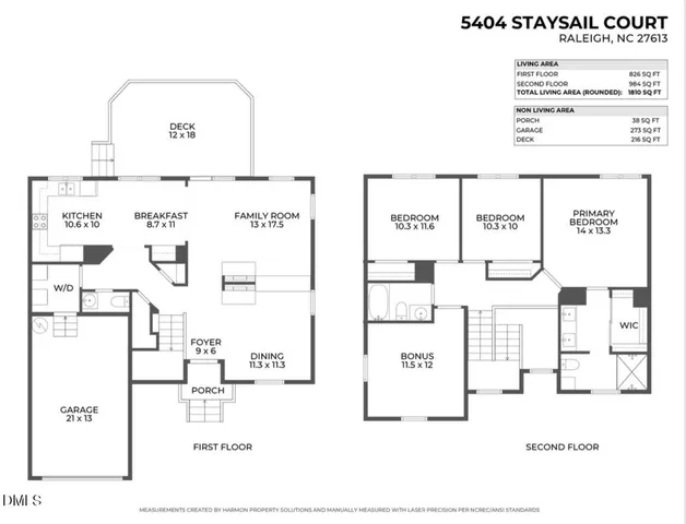 $469,900 | 5404 Staysail Court, Raleigh, NC 27613
