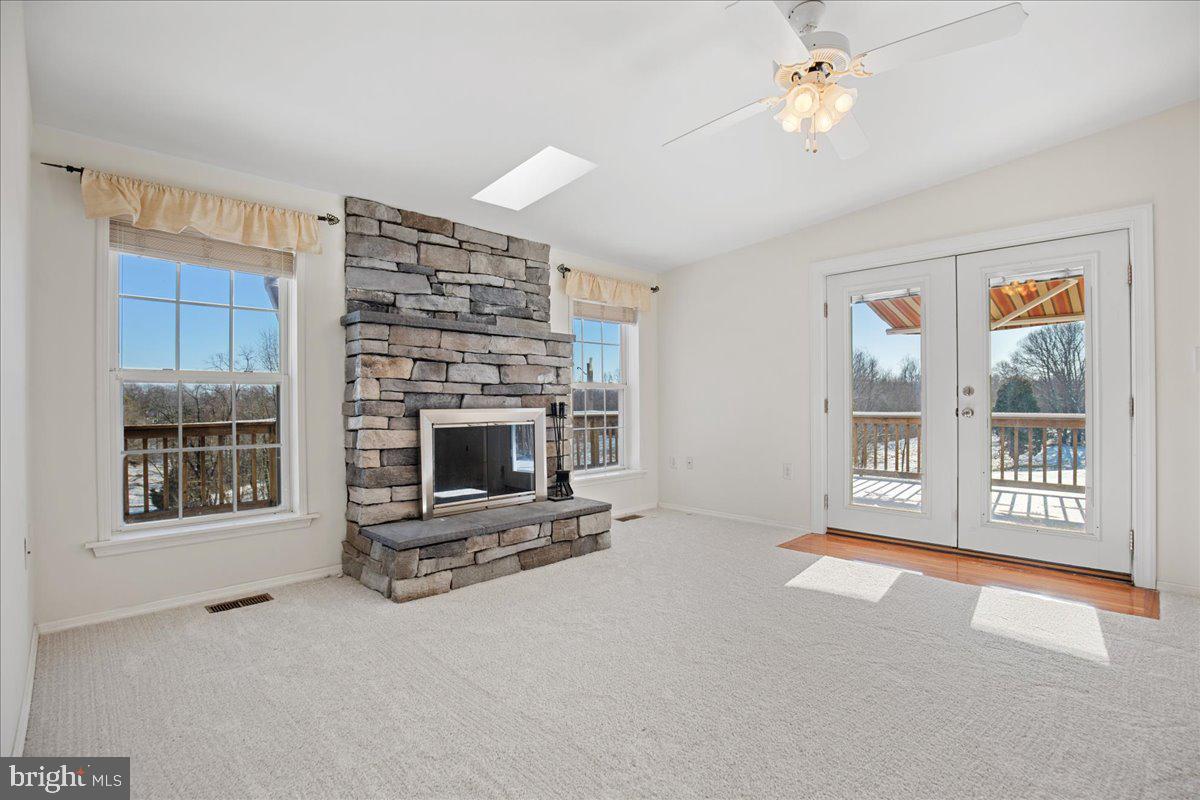2111 Horace Ward Road Owings, MD 20736 - Photo 16 of 47 Wood burning fireplace with stone and mantel!