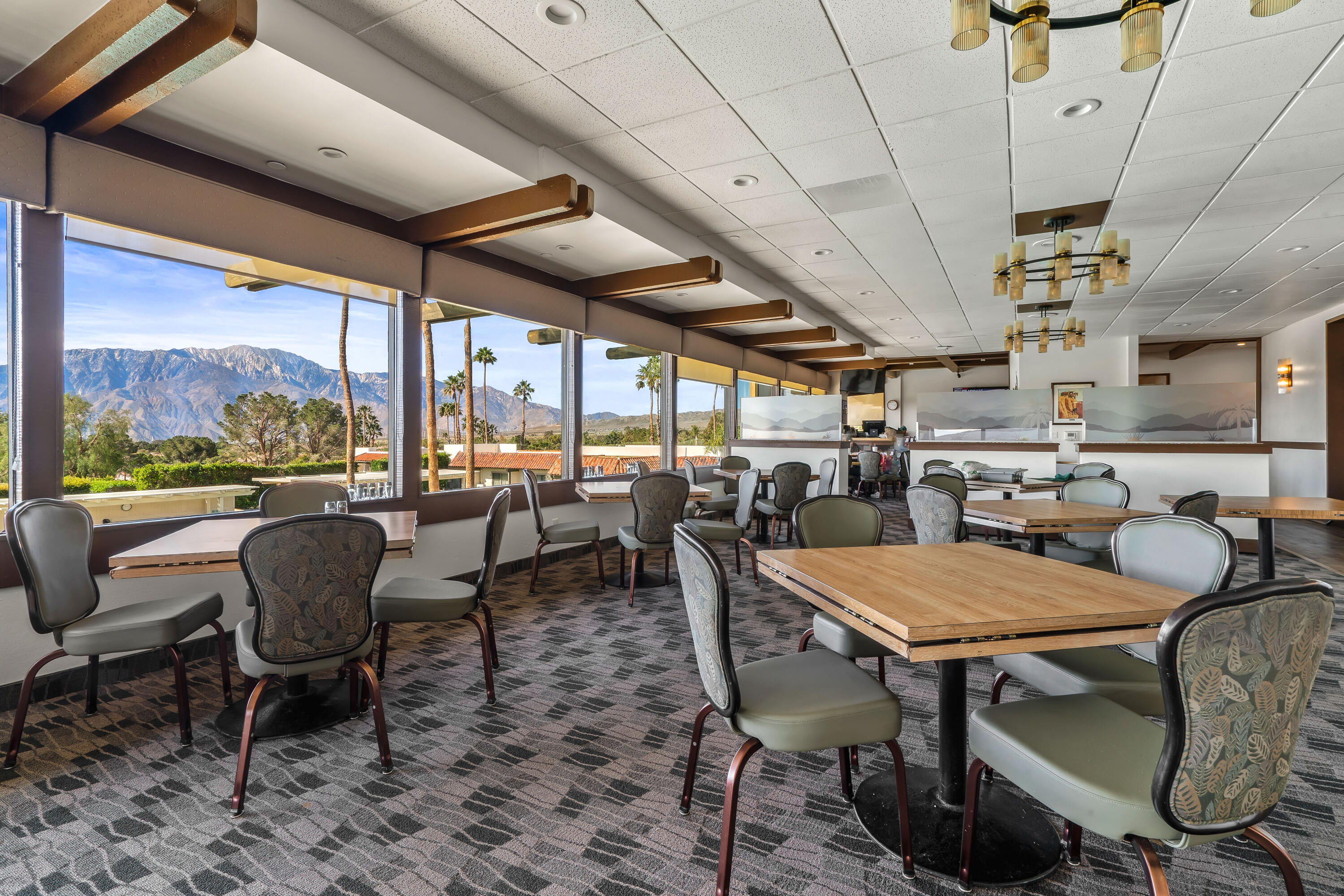 9580 Congressional Road Desert Hot Springs, CA 92240 - Photo 51 of 61 a view of a dining room with furniture window and outside view