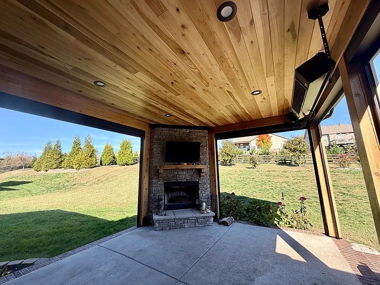 6664 Edgemoore Drive College Grove, TN 37046 - Photo 21 of 25 a view of a porch with furniture