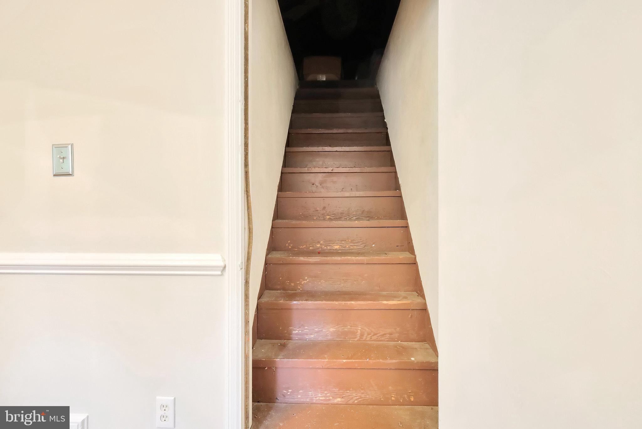 3554 Military Road Arlington, VA 22207 - Photo 33 of 33 *Stairs to the 3rd level attic space! *