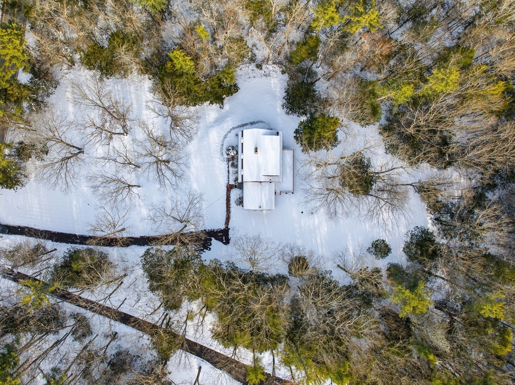 75 Barre Road Hubbardston, MA 01452 - Photo 41 of 42 a aerial view of a house with a yard