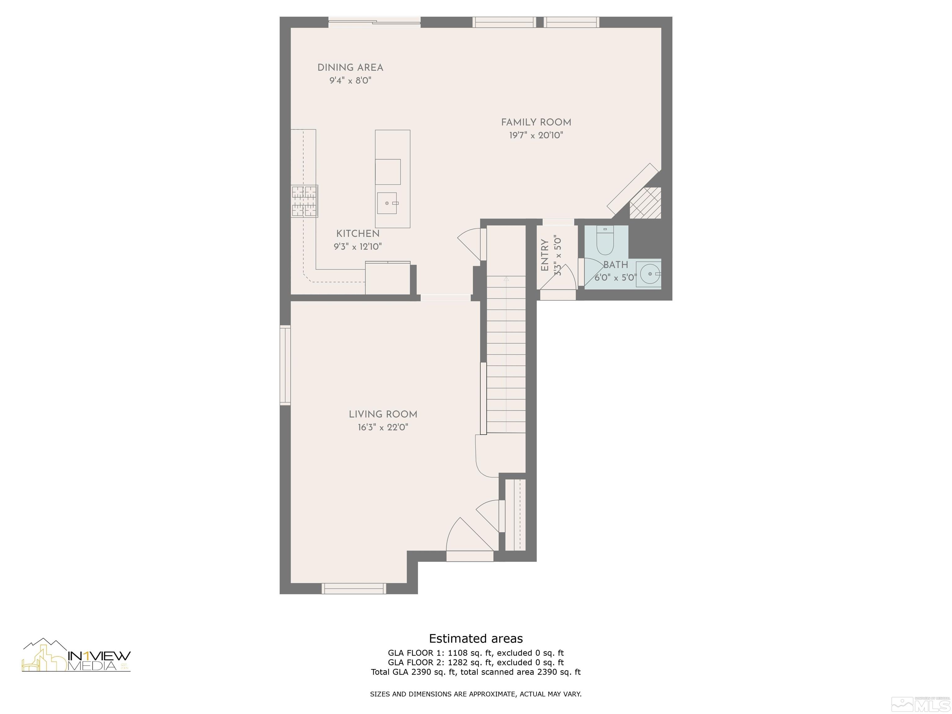 10819 Walnut Ridge Drive Reno, NV 89521 - Photo 22 of 22 a picture of a floor plan