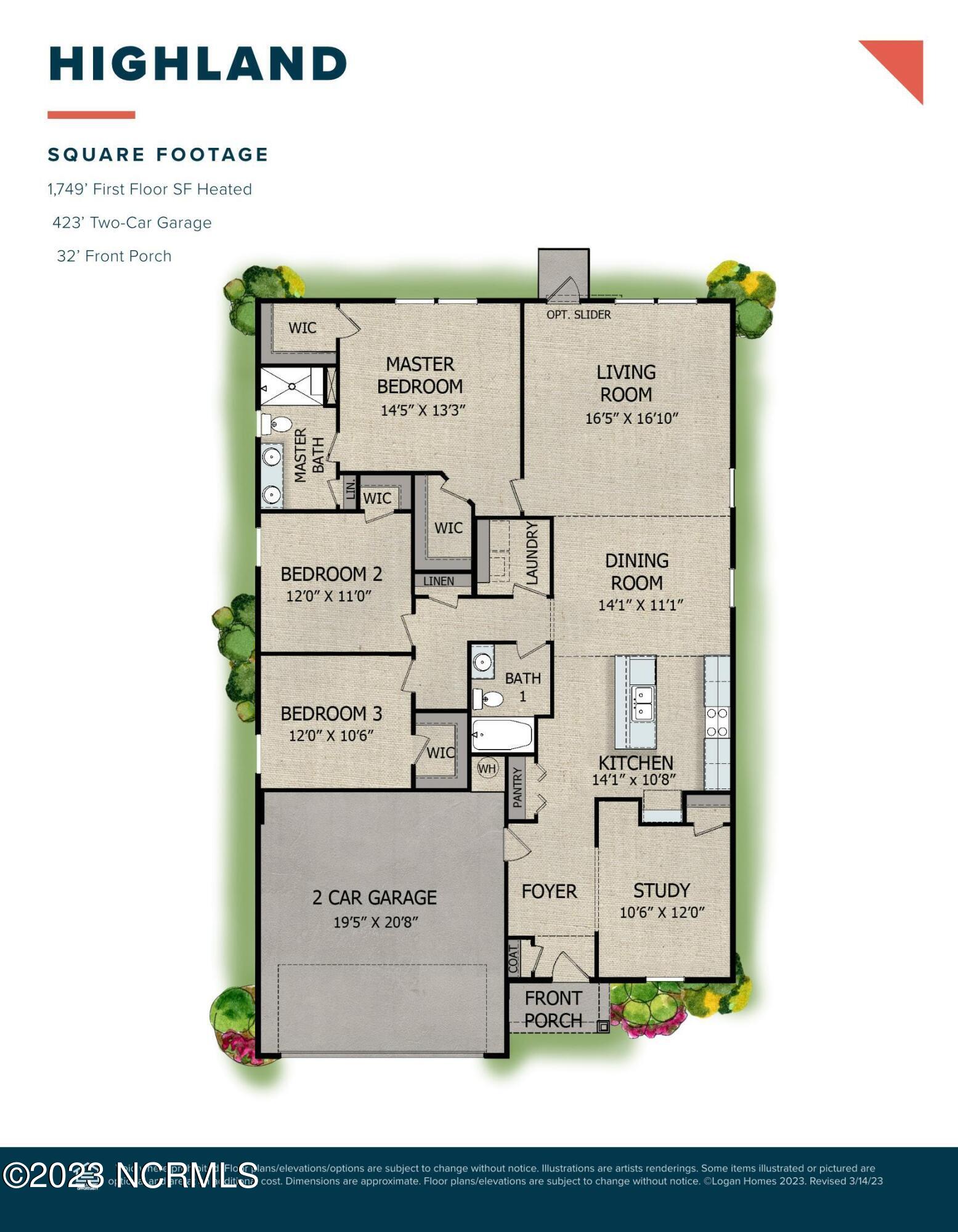 121 Cougar Road Southport, NC 28461 - Photo 15 of 15 Highland floorplan