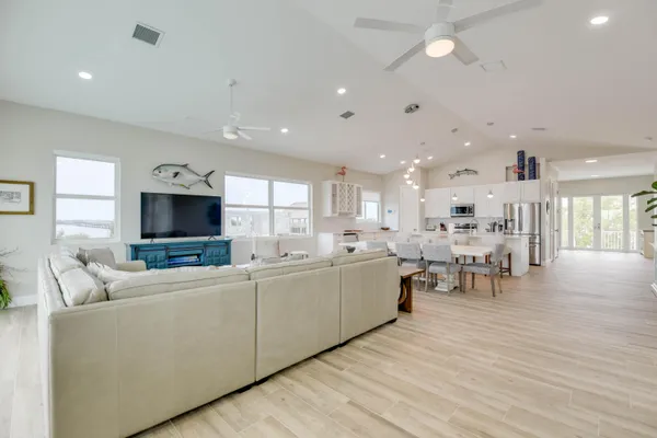 a bedroom with a bed and a night stand