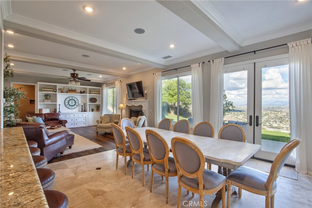 44195 Vía Horca Temecula, CA 92590 - Photo 18 of 74 a living room with fireplace furniture and a large window