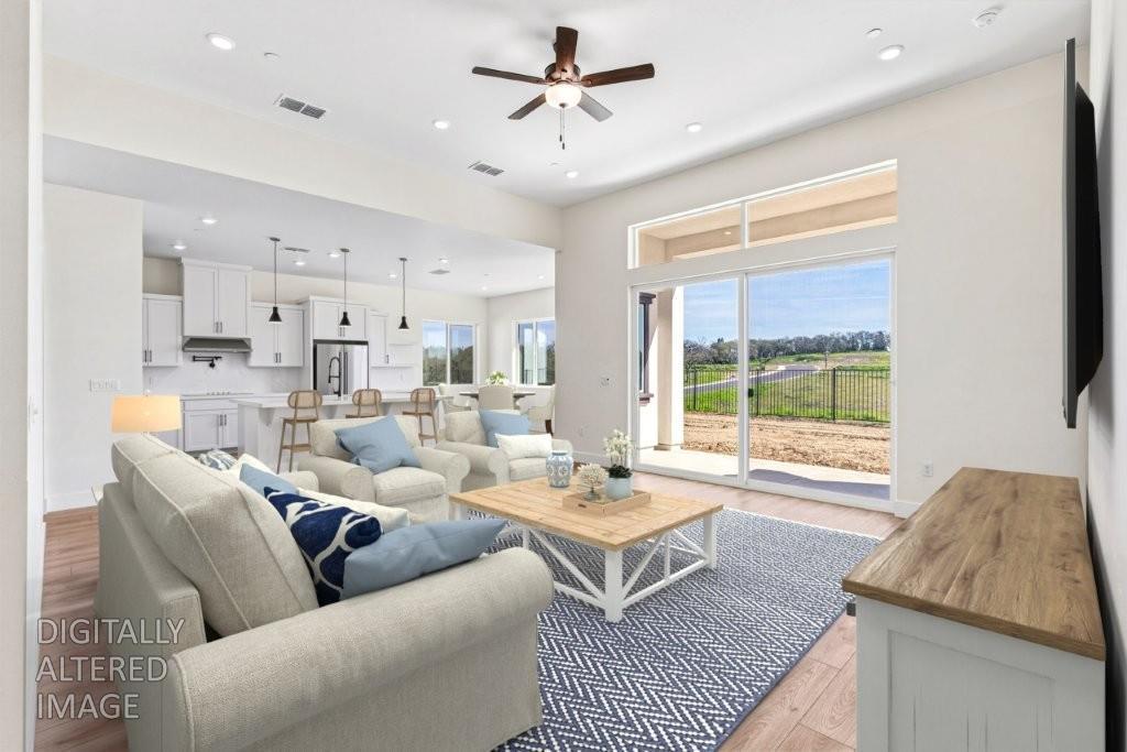 14838 Grace Warren Way Rancho Murieta, CA 95683 - Photo 5 of 22 Living Room: Virtually Staged