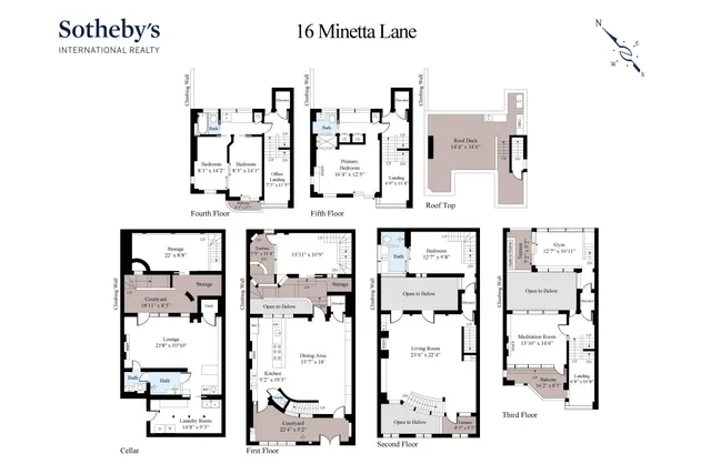 $20,065,000 | 16 Minetta Lane | Greenwich Village