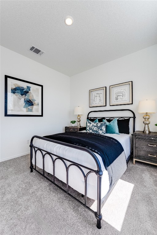 1819 Bear Grass Rdg Road Temple, TX 76501 - Photo 13 of 23 Bedroom featuring light colored carpet and recessed lighting