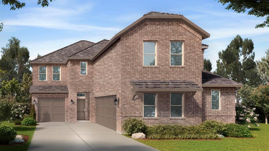 741 Celestial Way Aledo, TX 76008 - Photo 25 of 28 Front Elevation - D.R. Horton's Yorktownfloorplan Elevation A - All Home and community information, including pricing, included features, terms, availability and amenities, are subject to change at any time without notice or obligation. All Drawings, pictures, photographs, video, square footages, floor plans, elevations, features, colors and sizes are approximate for illustration purposes only and will vary from the homes as built.