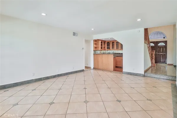 a view of an empty room