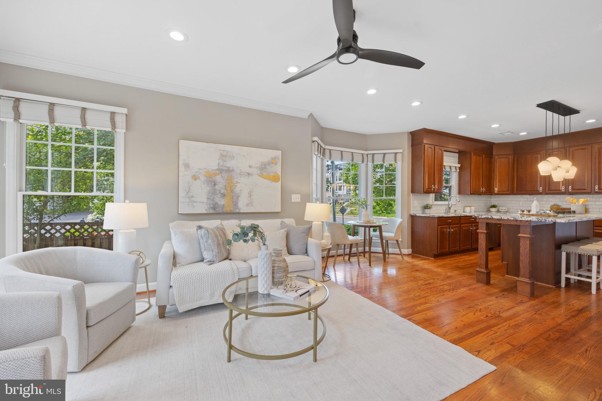 2181 South Glebe Road Arlington, VA 22206 - Photo 16 of 46 Family room/kitchen combination