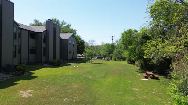 a view of a garden