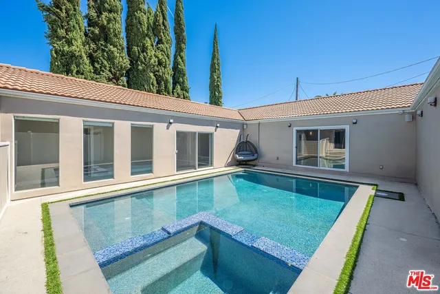 a view of a house with pool